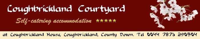 Logo Self-Catering Five Star and Four Star Accommodation: Loughbrickland Courtyard
